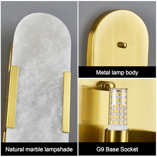 Natural Alabaster Wall Sconces
