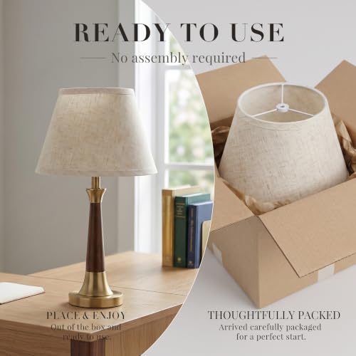 Beige Empire Lamp Shades Set of 2