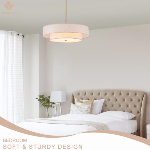 25.6" Large Drum Chandelier