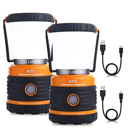LED Camping Lantern Rechargeable (2 Count)