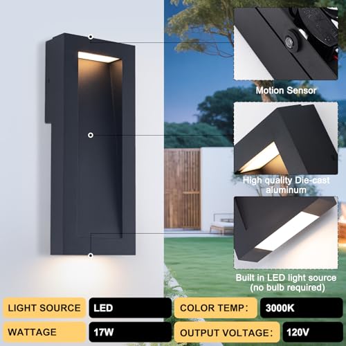 Modern Outdoor Wall Light with LED