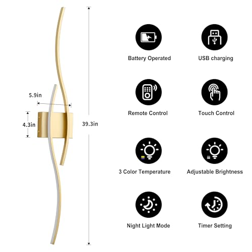 Wireless Wall Sconces