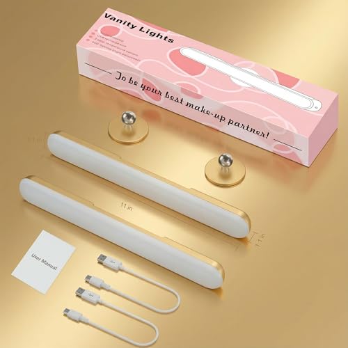 2 Pack Wireless Vanity Lights for Mirror (2 Count)