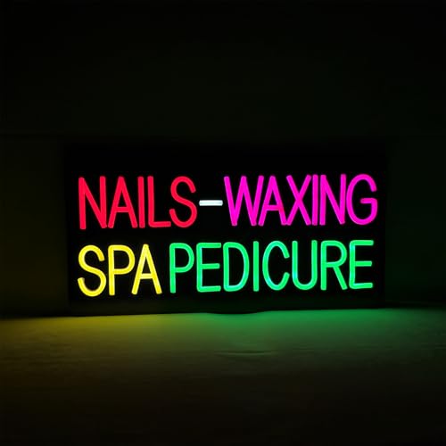 Nails Waxing Salon Sign