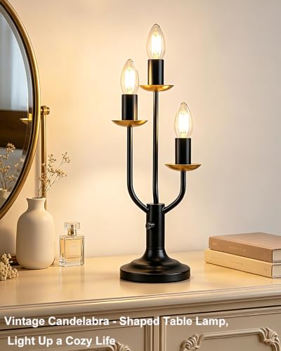Vintage Candle Table Lamp 3