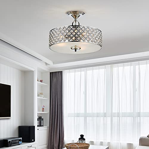 Saint Mossi Semi Modern Flush Mount Ceiling Chandelier