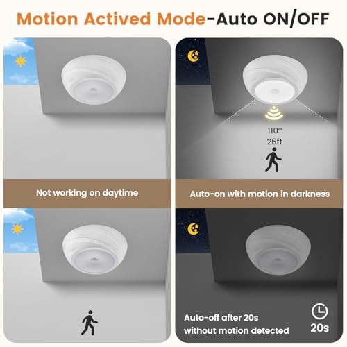 Battery Ceiling Light with Wall Switch Remote