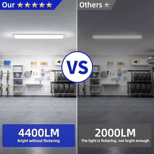 4FT 5.7" W LED Wraparound Light with 40W 4400LM 4000K