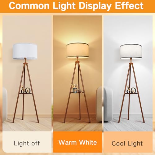 White Large Drum Lamp Shades for Floor Lamps