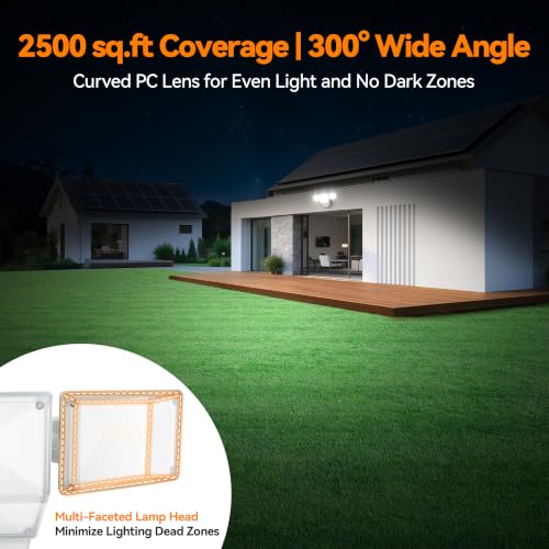 85W 10000LM Switch Controlled Outdoor Flood Lights (White)
