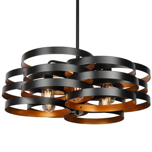 6 Light Modern Farmhouse Chandeliers for Dining Room