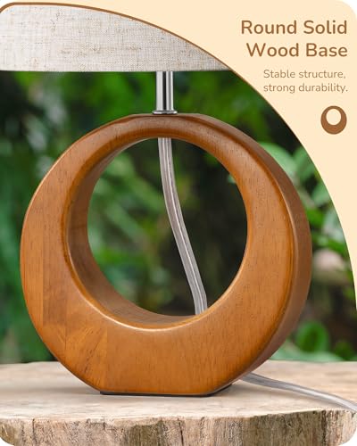 Small Wood Table Lamp