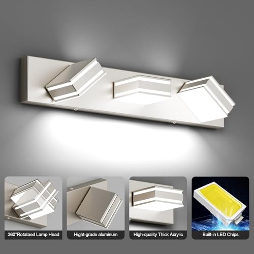 24inch Brushed Nickel Bathroom Vanity Lights 3