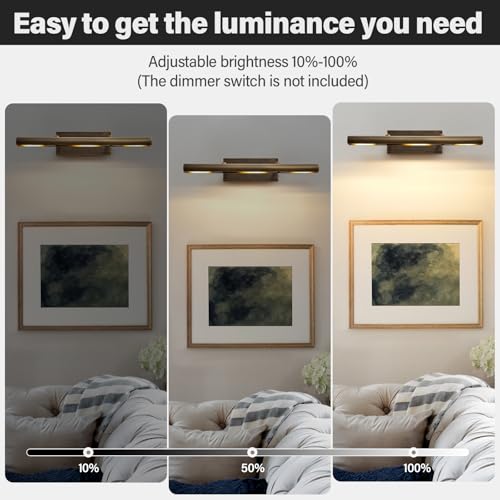 Antiquing Art Picture Frame Wall Light