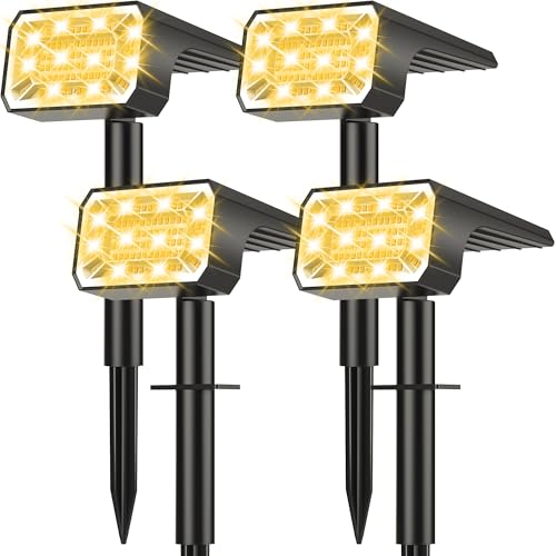 Solar Spot Lights Outdoor (4 Count)