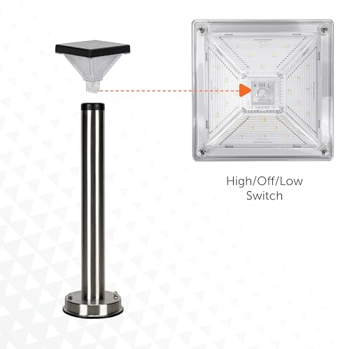 Luxor Bollard Outdoor Solar Pathway Light