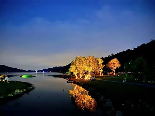 Solar Palm Tree Lights Outdoor