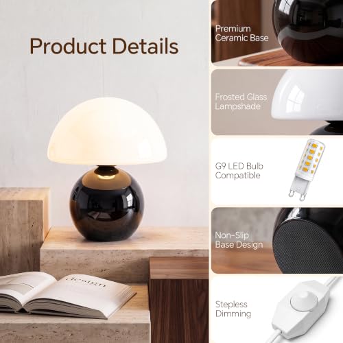 Mushroom Lamp Table Lamp for Bedroom
