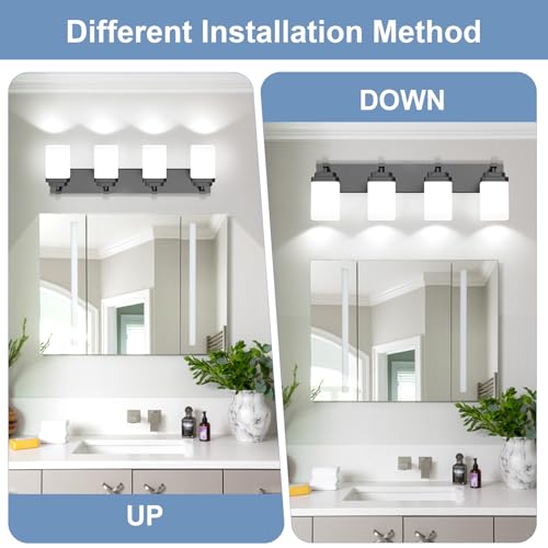 Matte Black Bathroom Light Fixtures