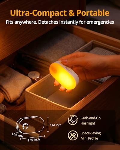 Rechargeable Battery Night Light with Motion Sensor (4 Count)