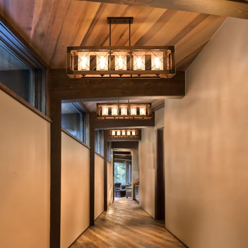 35" Farmhouse Chandelier