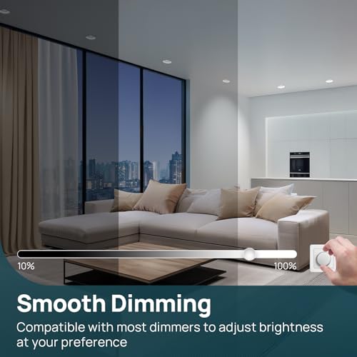 8 Pack BR30 LED Flood Light Bulbs Indoor (8 Count)