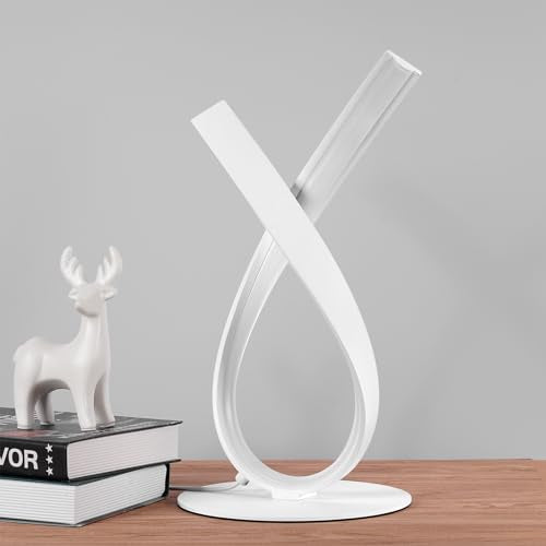 White Spiral LED Table Lamp