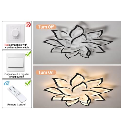39.3" Modern LED Low Profile Flush Mount Ceiling Light