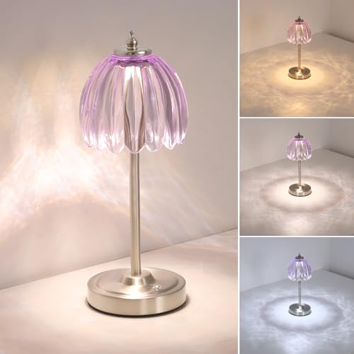 Tulip Table Lamp with 5200mAh Battery & Touch Control