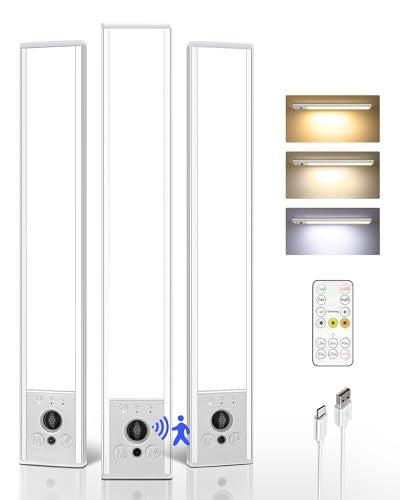 3 Pack 10inch Under Cabinet Lighting with Remote (3 Count)
