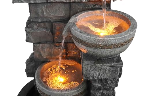 Cheng Pin 28'' Tall Outdoor Water Fountain