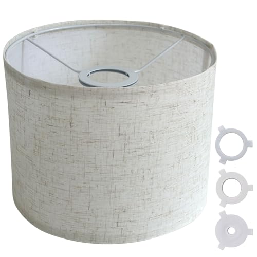 Cloth Lamp Shade Round lamp Small Drum Lamp Shades Fabric Lampshades Barrel Lamp Shades for Table Lamps Floor Lamps