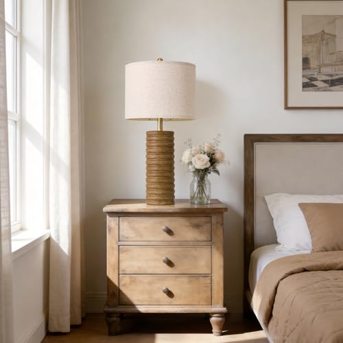 Farmhouse Table Lamps Set of 2 for Living Room (2 Count)