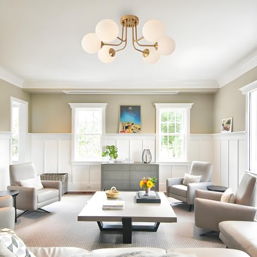Modern Semi Flush Mount Ceiling Light 6