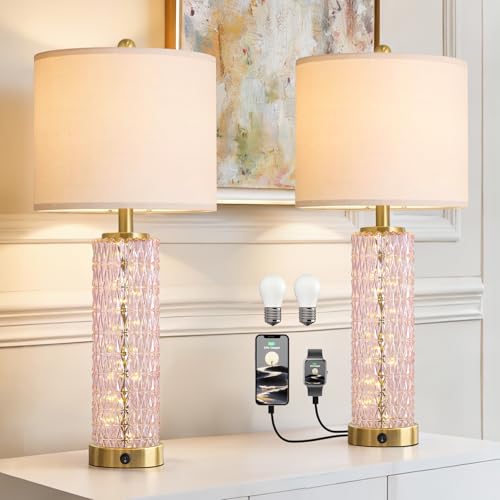 27.75" Modern Table Lamps Set of 2 (2 Count)