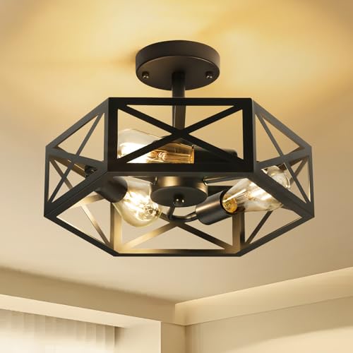 Semi Flush Mount Ceiling Light for Hallway Light Fixture