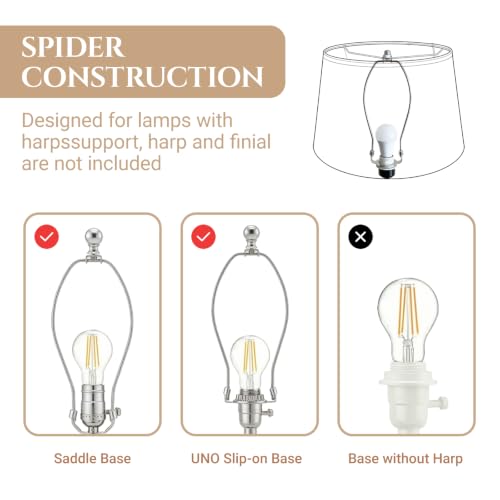 Large Drum Lamp Shades Set of 2 (2 Count)