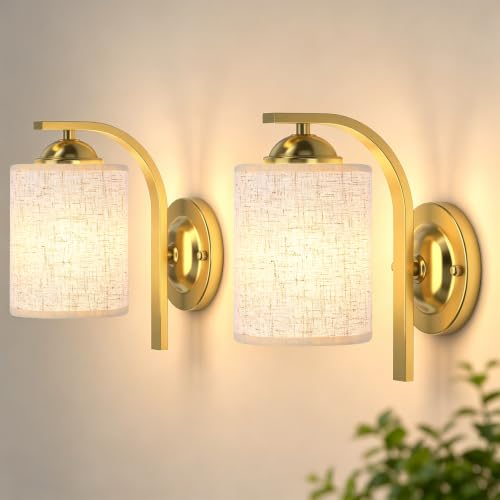 Gold Wall Sconces Lights for Bathroom
