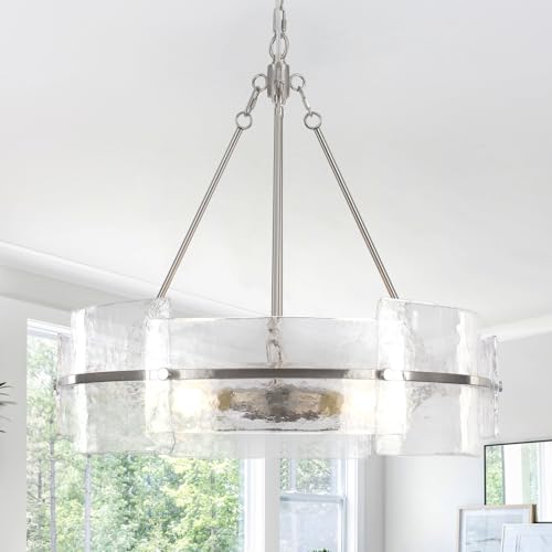 Modern 22 inch Brushed Nickel Dining Room Chandelier