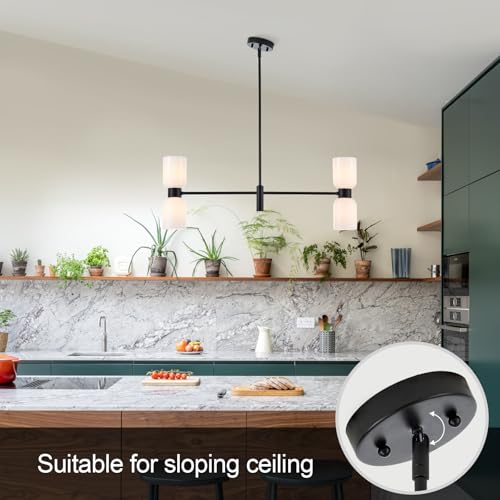 Modern Linear Chandelier for Kitchen Island