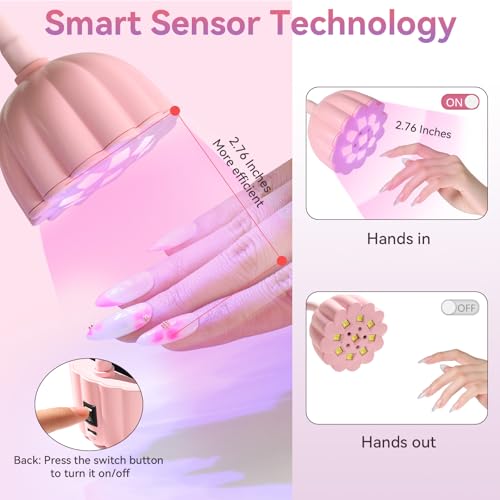 Gooseneck UV LED Nail Lamp for Nail Tips Builder Gel