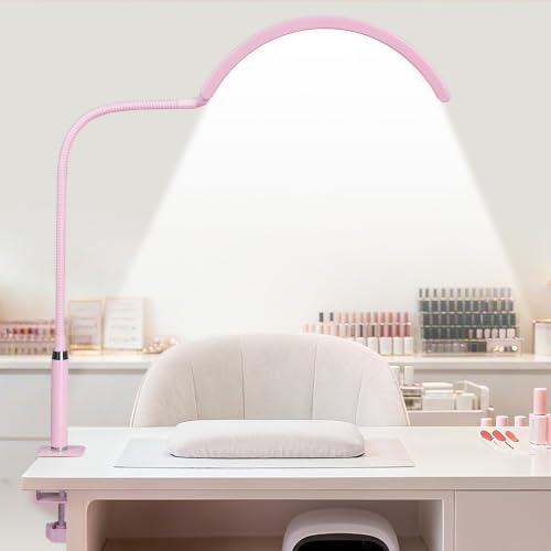 Professional Half Moon LED Desk Light for Nail Techs & Artists