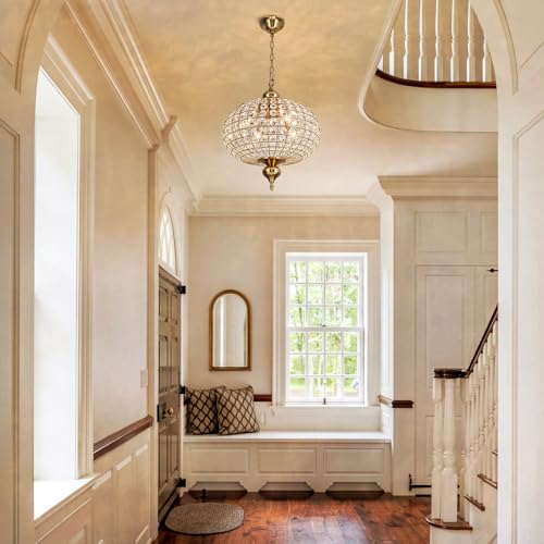 Gold Crystal Chandelier