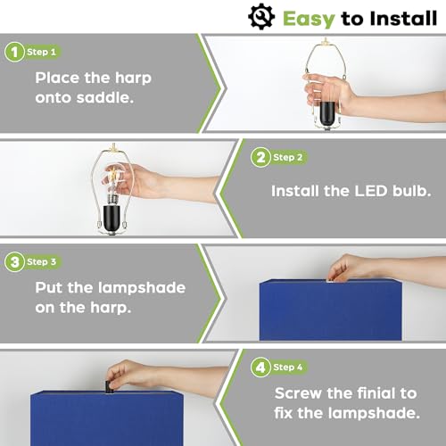 22" Modern Touch Control Table Lamp Set of 2 with 2 USB Ports (2 Count)