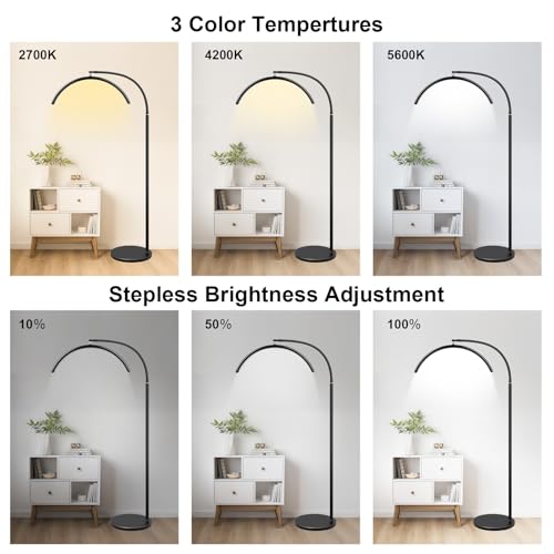 Half Moon LED Floor Light