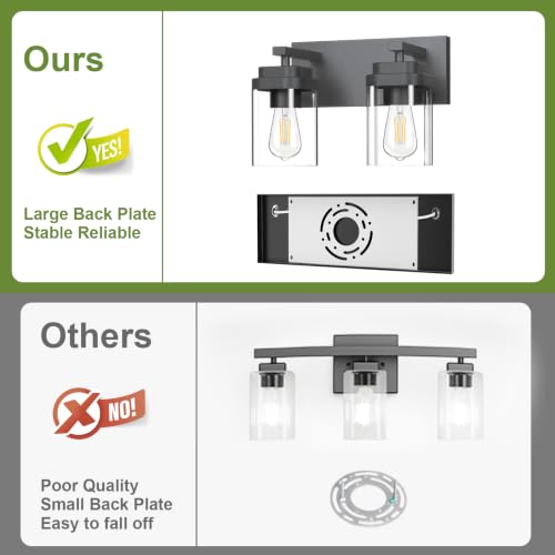 Black Bathroom Light Fixtures