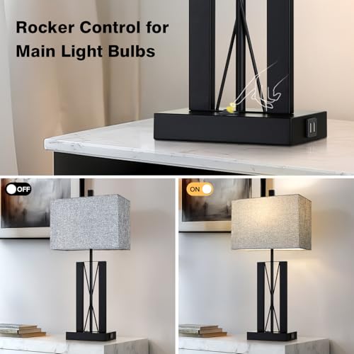 25" Table Lamps Set of 2 (2 Count)