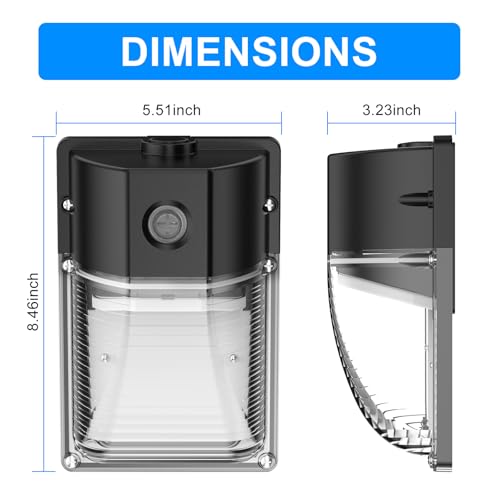30W LED Wall Pack Light (2 Count)