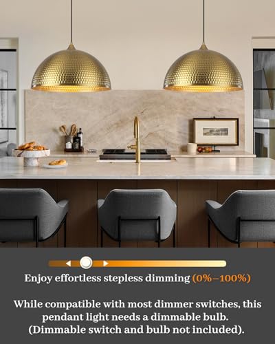 Gold Pendant Light 16 inch