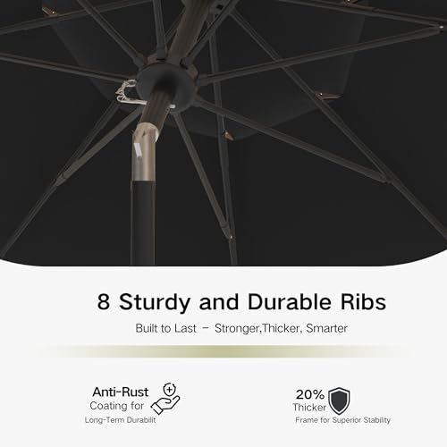 9ft 3 Tier Patio Umbrella